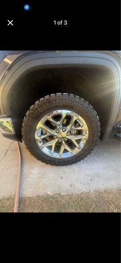 20” Chrome snowflake Rims