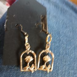 Flower Earrings Handmade 