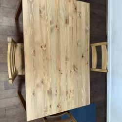 IKEA Dining Table With Four Chairs
