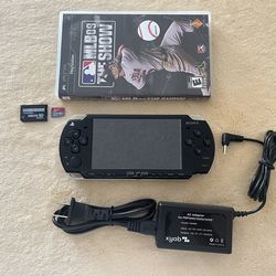 Psp 2001 Black w/ 7000+ Games Saved In The 64GB Memory Card