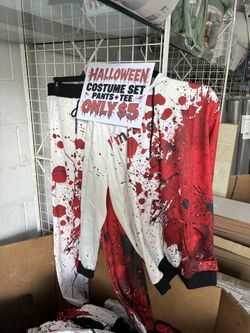 Halloween Costume Set Pants + Tee XL Sizes
