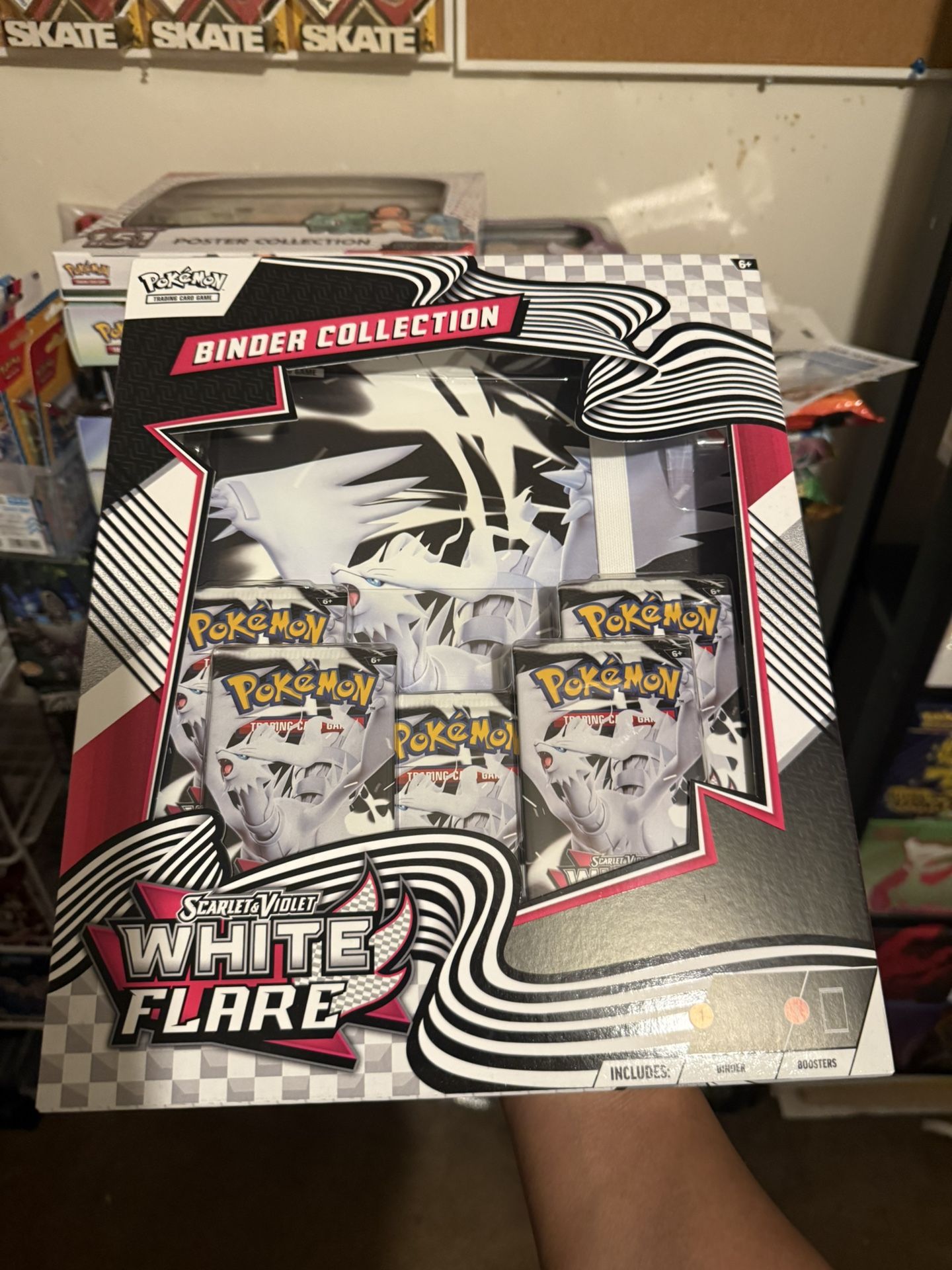 Pokemon white flare binder collection new