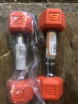 Dumbbells set of 5lbs