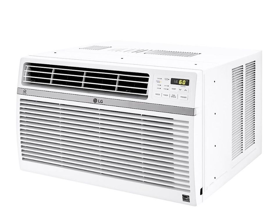 LG 24,500 BTU Window Smart Air Conditioner with Remote, LW2521ERSM