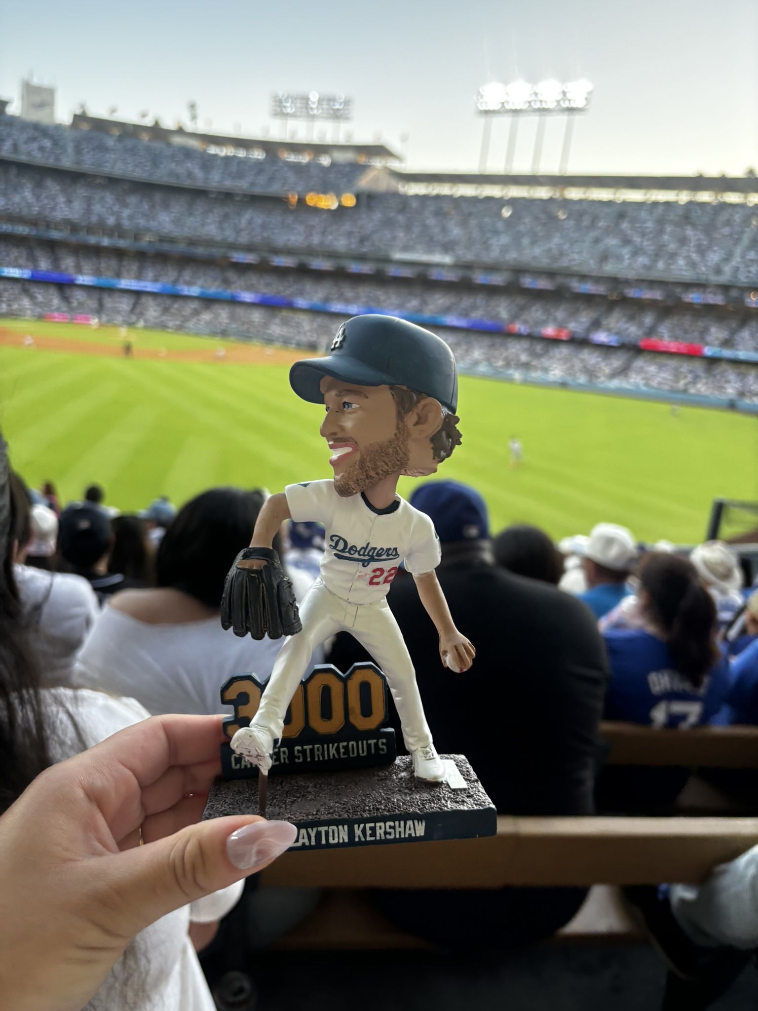 Clayton Kershaw 3000th Strikeout Bobble head