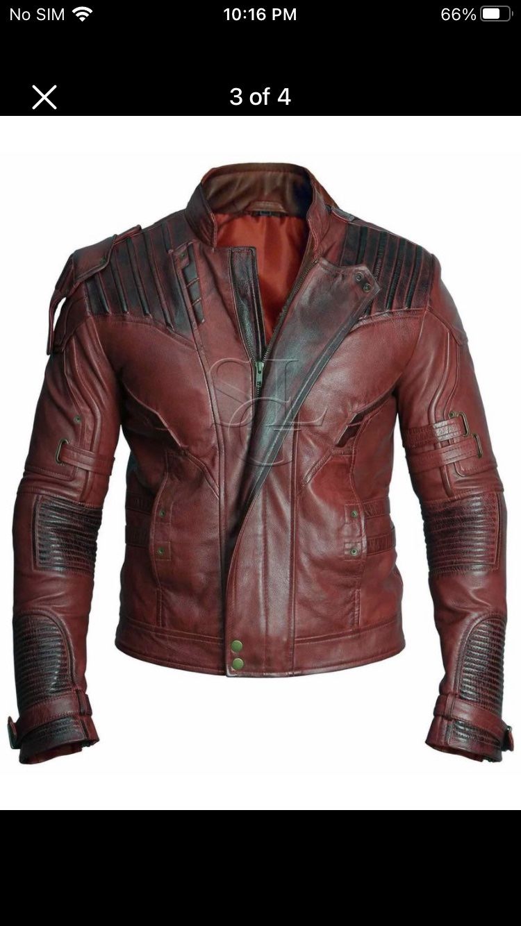 Guardians Of The Galaxy Vegan Leather Jacket 