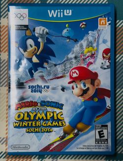 Nintendo Mario & Sonic Olympic Winter Games Sochi 2014 Wii U Multiplayer Sports
