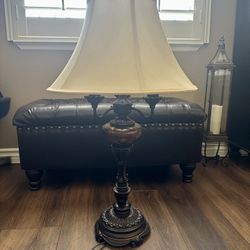 Large Espresso Iron Lamp