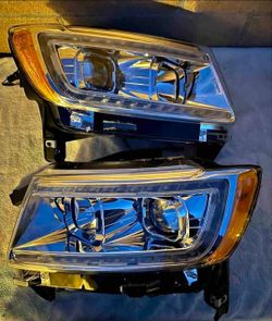 11-13 Jeep Grand Cherokee LED Switchback Headlights Faros Calaveras Micas Luces Lamps