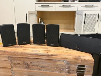 Definitive Technology surround sound speakers
