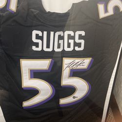 Terrell Suggs Autographed Jersey
