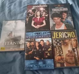 5 Dvd's (Titanic New Unopened)