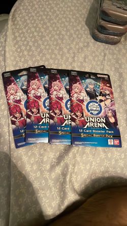 Union arena sleeved booster packs