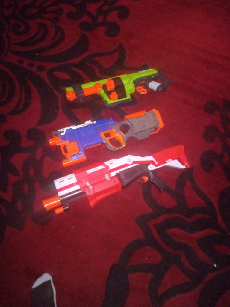 3- Large Nerf Guns!!