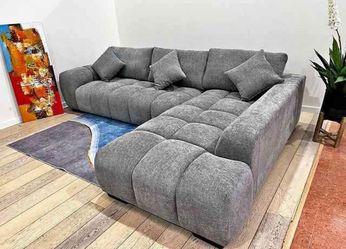 Grey Linen Sofa Sectional