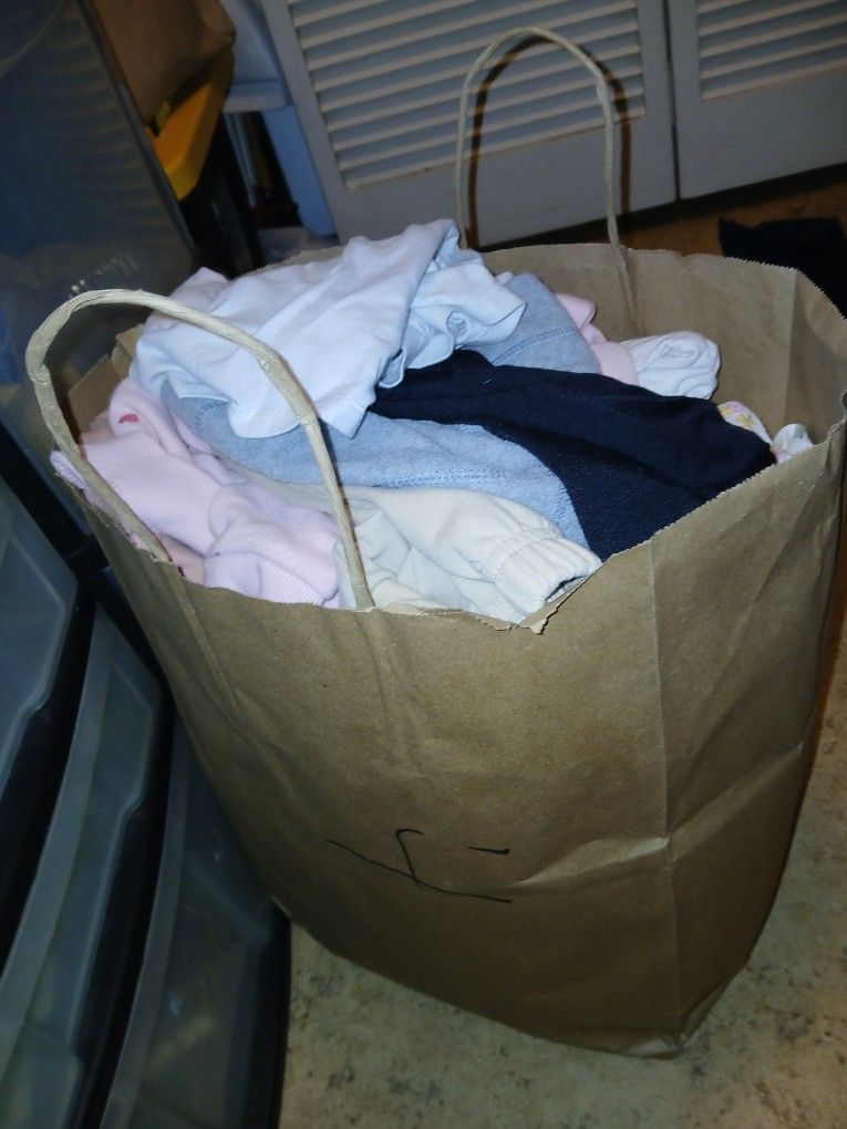 Bag Full Of Girl Clothes