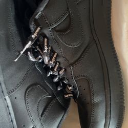 Supreme Air Force 1s Black