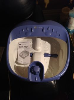 Itouch product foot bath/ massager