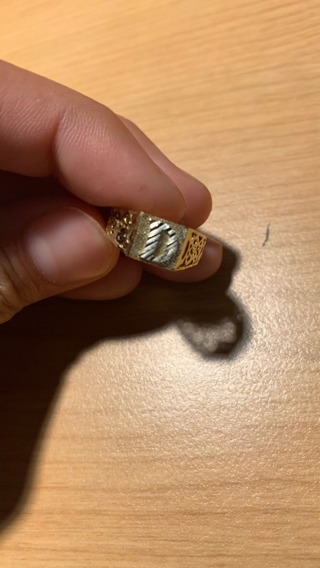 Gold “D” Ring