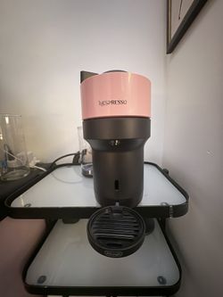 pink & black NESPRESSO MACHINE