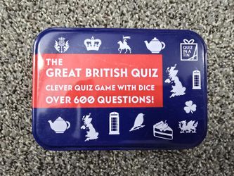 The Great British Quiz - Quiz in a Tin Game with Dice