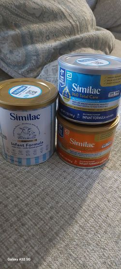 Similac Irish Farms  12.4oz, Similac 360 total care 7oz, Similac 360 total care sensitive 7oz
