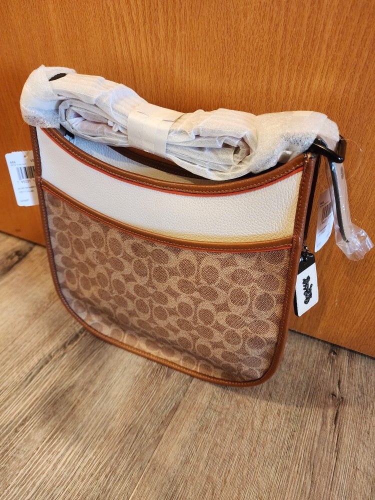 New Large Coach Crossbody Bag Handbag 