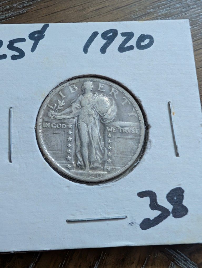 Beautiful 1920 Silver Standard Liberty Quarter