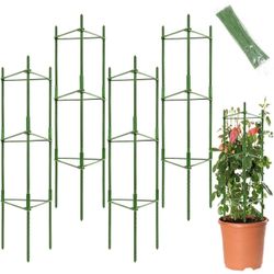 4ft 4-Pack Tomato Cage for Garden Plant Support- Up to 48inch Garden Stakes Tomato Cage, Tomato Trellis for Potted Plants, Tomato Cages Plant Stakes f