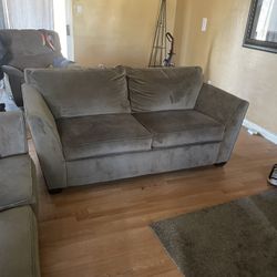 Lazy Boy Love Seat And Sleeper Sofa LIGHT BROWN