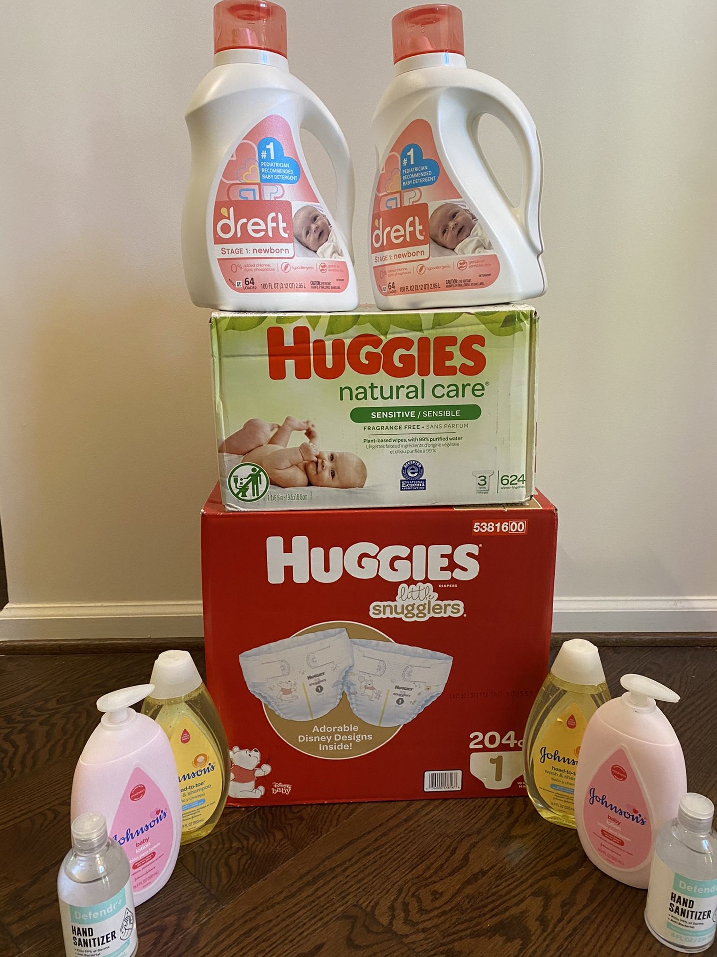 Wipes, Diapers Dreft Bundle