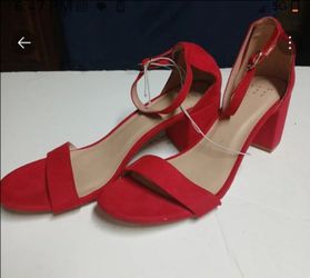 A.n.d. red heel Sandal