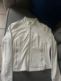 Lululemon white and gold define jacket
