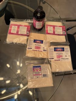 Organic Castor Oil Plus Five Cotton Flannels