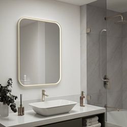 Artifaca Royce 32"x24" LED Wall Mirror With Defogger