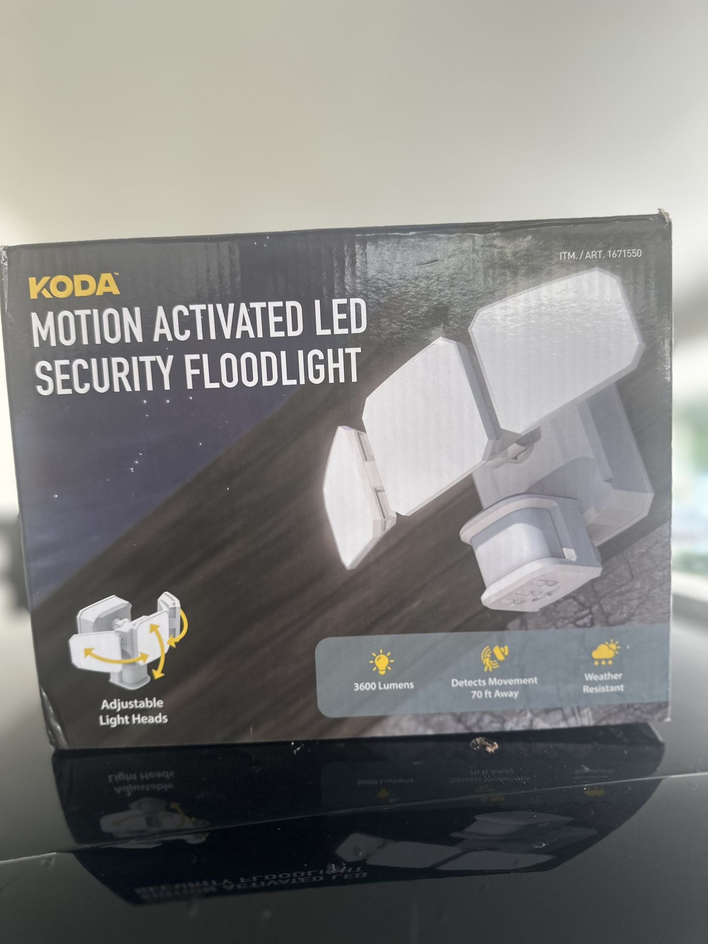 LED Motion Activated Flood Light