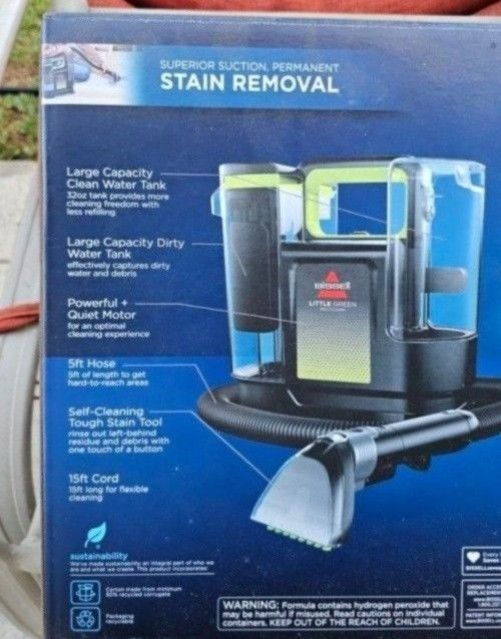 Bissell Little Green Multi clean Portable

Carpet Upholstery Cleaner Vacuum Car Detailing