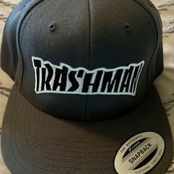 TRASHMAN Snapback Hat – Classic Flat Bill Style Yupoong Classics 
