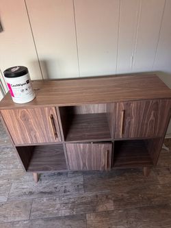 Mid-Century Modern Walnut Storage Cabinet