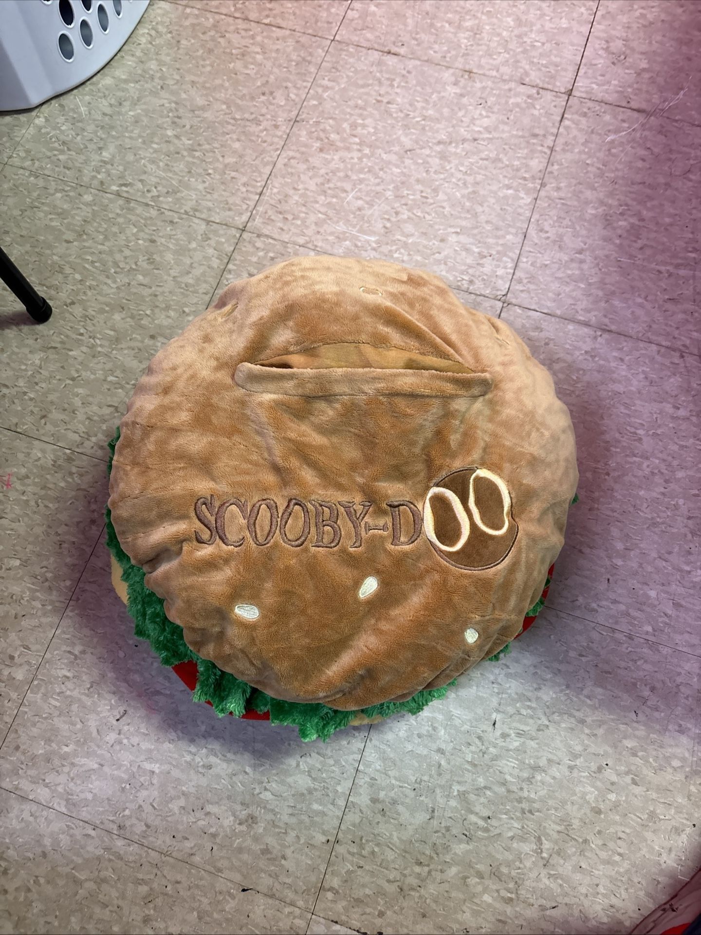 Scooby Snack Burger Pillow Universal Studios