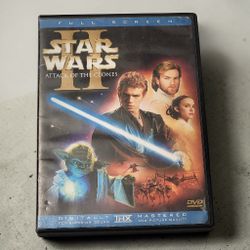 Star Wars Episode II Attack of the Clones DVD 2002 2-Disc Set Full Screen Tested