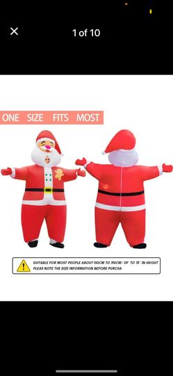 🎅✨ Inflatable Santa Claus Costume – Funny Christmas Outfit ✨🎅  📍 Pickup: s. Durango & 215 near IKEA  Details:  • 🎁 Upgrade Inflatable Santa Suit –