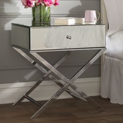 Mirrored Glam Nightstand Set