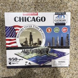 The City of Chicago 4D Cityscape Time Puzzle
