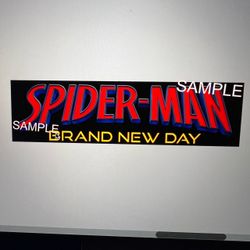 Spider-Man Brand New Day Bumper Sticker - Computers - Cars - Windshield