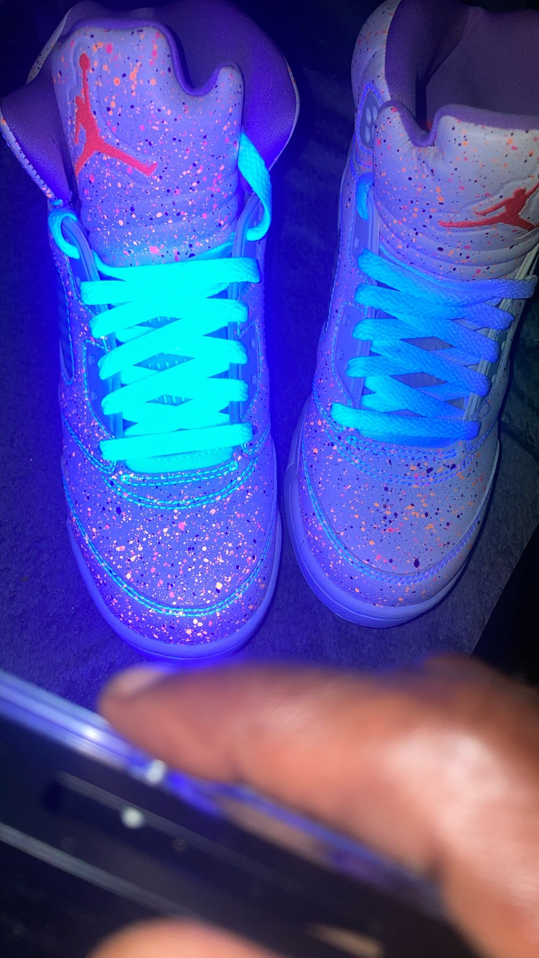 Uv Light Active Jordan’s