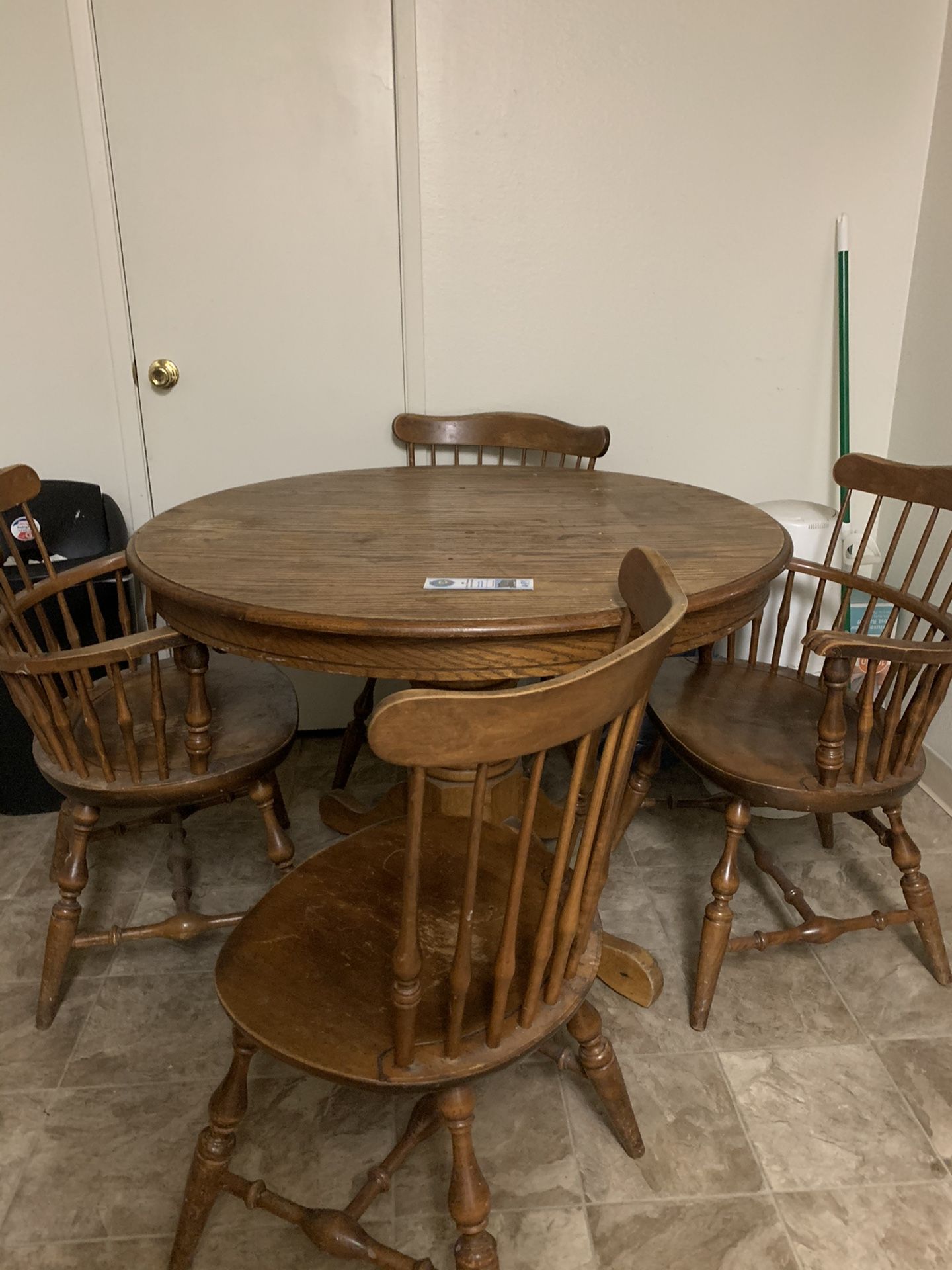 FREE!!!!! Kitchen table with 4 chairs