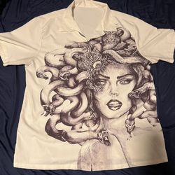 Graphic Button Up tee