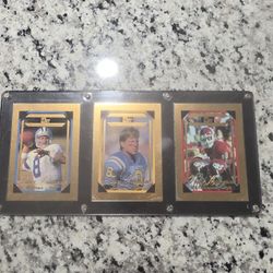 Troy Aikman NFL/College Cards 23K Gold