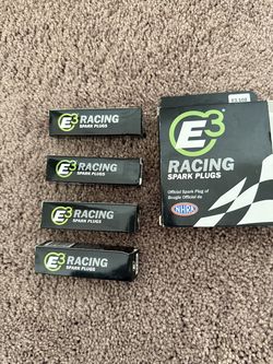 E3 racing spark plugs new
